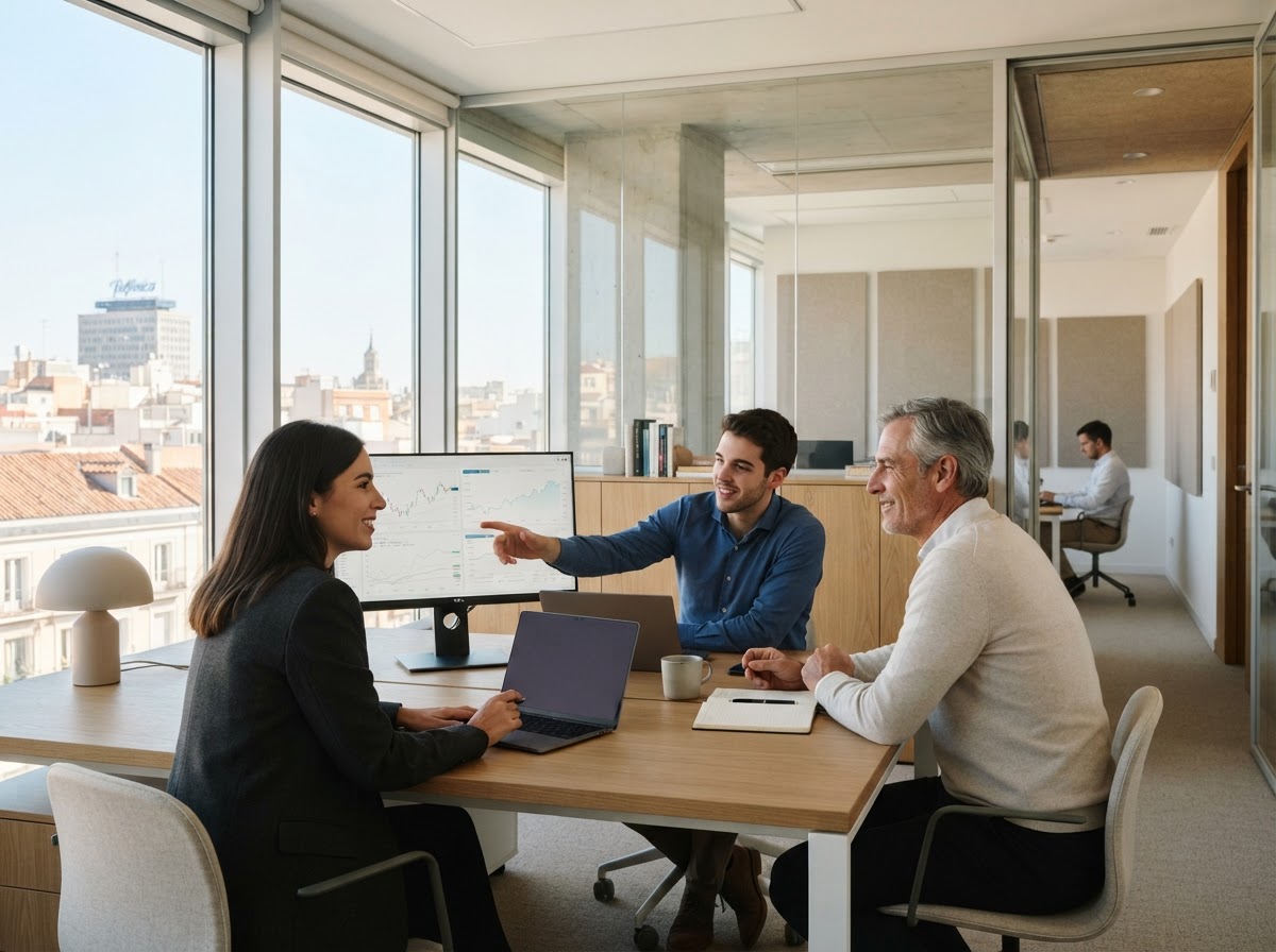 plataforma de inversión visualización del proceso de análisis predictivo y gestión de riesgo